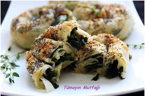 Tahinli Ispanaklı Börek | Tümayın Mutfağı - En İyi Yemek Tarifleri Sitesi